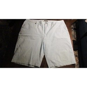 NWOT Lauren Active Ralph Lauren Size 18W Blue White Bermuda Golf Shorts